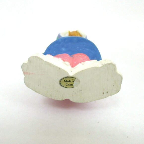 Thin 8” Tall Lady Resin Bunny Rabbit Easter Holiday Decor Spring Pencil Style - Picture 3 of 3